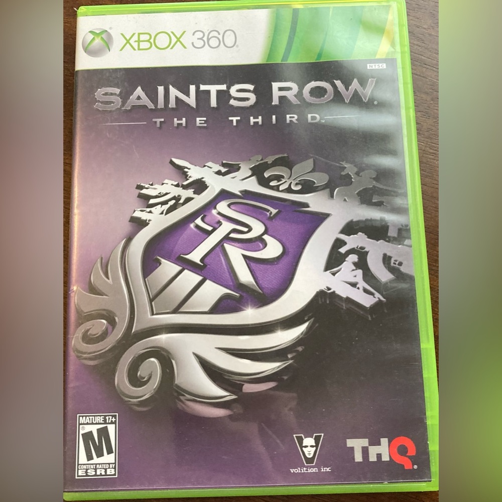 XBOX 360 Game Saints Row The Third